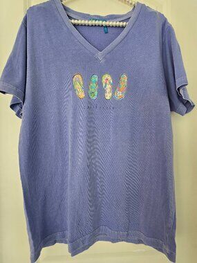 Fresh Produce 100% cotton Womens Tee Size Small
